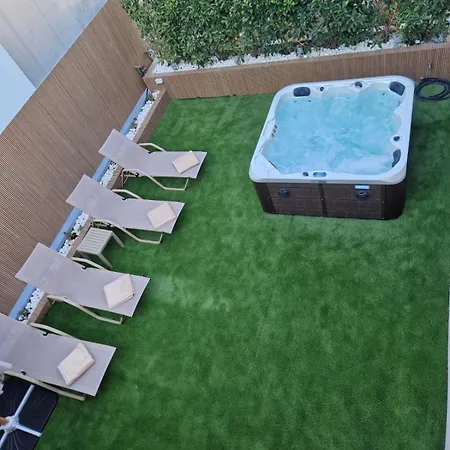 Alykes - Prv Jacuzzi Appartement Potamós